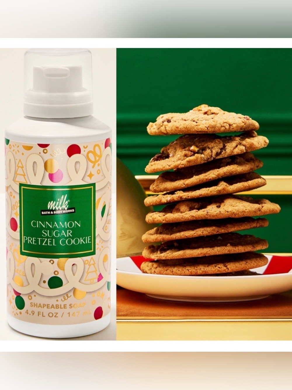 NWT Bath & Body Cinnamon Sugar Pretzel Cookie Soap